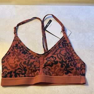 Brand New With Tags Nike Black and Brown Patterned Sports Bra
